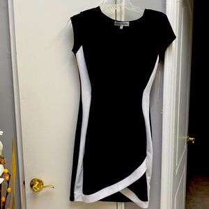 Black and white dress